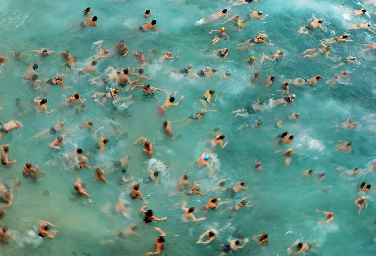 Le bain du 1er Janvier - Cercle de nageurs Marseillais - CNM - Paul-Louis LEGER, photographe Marseille